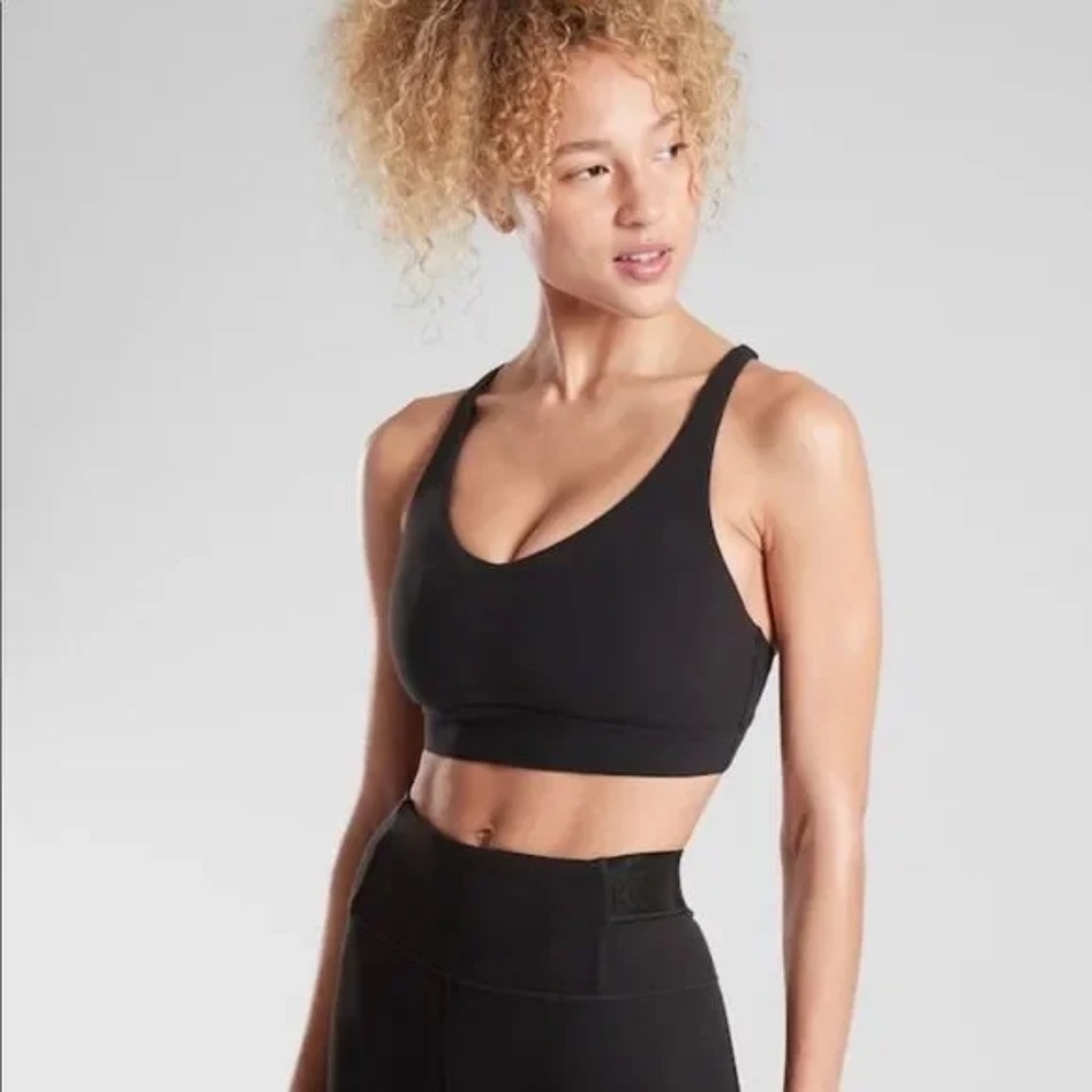 Athleta Solace Bra - Black - Large - D-DD - NWT